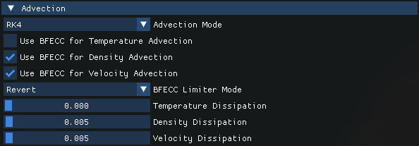 advectSettings